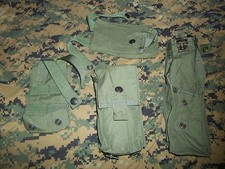 *set of 4 pouches for the MOLLE survival vest UNISSUED OD green CWU-33 mag picture