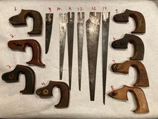 Vintage Disston Bishop Wood Hand Saw Compas Key Hole Pruning Pad Jab Carpenter picture
