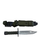 USGI M-9 Phrobis III Fixed Blade Bayonet With Scabbard US Army Excellent Cond. picture