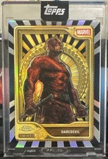 2026 Topps Mint Marvel Daredevil #76 Black Chrome Gold Tier /10 Encased picture