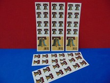 LIBERTY BELL 5 Sheets Total 100 Pcs picture