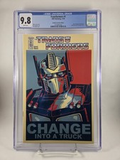 Transformers (2009) 1 - Change Into A Truck  Obama Retailer Incentive CGC 9.8. picture