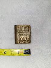 Vintage Notre Dame de Paris Miniature Book Locket Charm picture