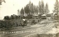 c1920 RPPC Postcard; Colfax CA Bungalows Among the Pines, Placer County Unposted picture
