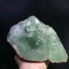 6.84lb Natural Original Green Fluorite Stone Quartz Crystal Mineral Specimen picture
