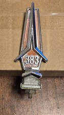 1966 1967 PLYMOUTH BELVEDERE SATELITE 383 HOOD ORNAMENT 2579849 RED rare OEM  picture