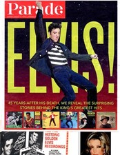 ELVIS PRESLEY: 160+ separate, original clippings pages lot -50+ years-  1 pound picture
