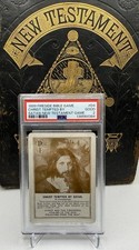 1899 Fireside Bible Game Christ Tempted By Satan New Testament Blue PSA 2 POP 1 picture