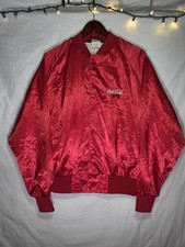 Vintage SPORTSMASTER  Red Coca Cola Windbreaker Size Large Made In USA *Unique* picture