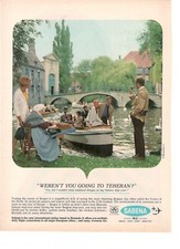 Sabena Belgian World Airlines 1969 Advertisement 1 Original Page picture