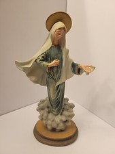 DiGiovanni Heirloom Statuary Collection Virgin Mary Porcelain 8.5 Tall picture
