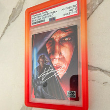 Topps 2005 Star Wars Galaxy Anakin Skywalker #39 Auto PSA/DNA 84831105 picture