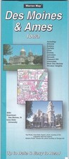 Des Moines & Ames Iowa Paper Folding Map picture