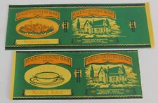 2 Different Vintage Hall's Country Home Can Labels..Swanton, Ohio picture