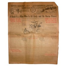 1917 The Denver Post Good Roads Automobile Section Saxon Allen Buick Cars picture