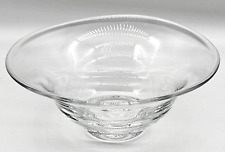 SMALL HAND BLOWN SIMON PEARCE SHELBURNE 6 1/2in ROUND GLASS BOWL, UNMARKED picture