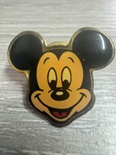 DISNEY VINTAGE STYLE GOLD OUTLINED MICKEY MOUSE FACE - PRE OWNED picture