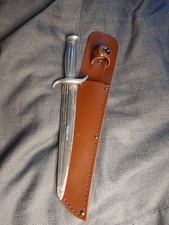Vintage Handmade Knife With Leather Sheath picture