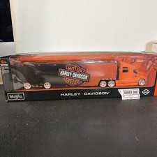 New In Box Maisto Harley Davidson Custom Hauler. 1:64 HD HAULER. picture