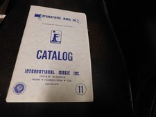 Historic Magic Documents For Magicians - International Magic Inc Catalog #11 picture