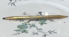 VINTAGE DOROTHY BLONDE DUAL GOLD AUTOMATIC FINE LINE EYE BROW LINER PENCIL NEW picture