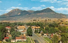 Hotchkiss Colorado CO Birdseye View Of Town Chrome Postcard picture