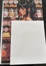 Adult 18+ Comic Candi 2 with Spicy Variant Cover NM Signed with Coa COA picture