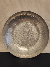Vintage Rodney Kent Hand Wrought Hammered Aluminum Tulip Bowl  Retro Kitchenware picture