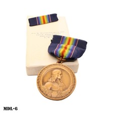 WWI Victory 28th Infantry Division PA National Guard Medal Original NEW in Box picture
