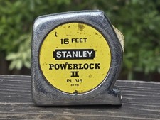 Stanley Powerlock II Tape Measure 16 feet PL316 Vintage USA picture