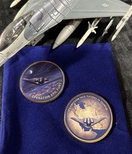 Operation Epic Fury, B2 Stealth USAF Limited Edition Challenge Coin Grey version picture