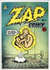 ZAP COMIX #0  F 6.0  FIRST PRINTING, R. CRUMB COVER, STORIES AND ART 1968 picture
