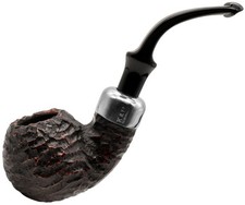 Peterson System Standard Rustic Finish Extra Large Bent Apple Briar Pipe (302) picture