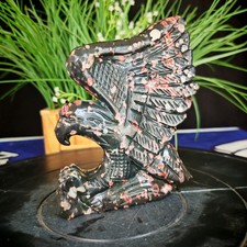 1.98LBTop natural crystal hand carved therapeutic artwork0.90kg picture
