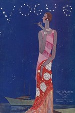 1926 French Vogue Cover Art Deco Fashion Poster 12x18” Premium 💎 Art Print picture
