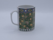 hues and brews forrest green octagon mug made in japan picture