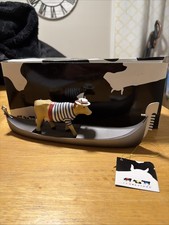 Cow Parade Cow Cowdolier #9149 Venice Italy Gondolier With Original Box And Tag picture