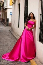 Fuchsia Pure Silk Dupioni Fabric – Raw Silk with Natural Slubs – 54