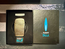 Zippo Vintage BLU Butane Gas Lighter Made in USA with Original Retail Box picture