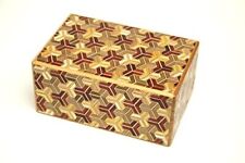 Japanese Yosegi Puzzle Box Secret Trick 35 +1 Steps Karakuri Auspicious pattern picture