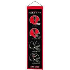 Atlanta Falcons Logo Evolution Heritage Banner picture