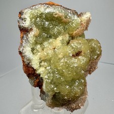 Fine Vivid Green Adamite Crystals: Ojuela mine, Mapimi, Durango State, Mexico picture
