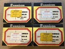 1950’s Dennison Gummed Labels (Lot of 4 Boxes) NOS Rare Vintage USA Made picture