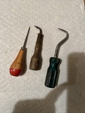 Lot Of 3 Vintage Picks / Awls picture