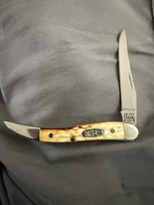 Item Number Case XX Knife 610096 SS BRNT White CC JGD BN picture