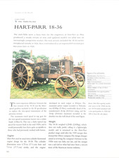 1926 Hart-Parr 18-36 Vtg Tractor Frameable Article Pics Specifications Display picture