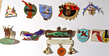 LIONS CLUB PINS TEN Enameled Lapel PINS  MARYLAND & TEXAS *  * picture