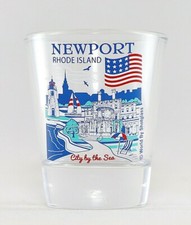 NEWPORT RHODE ISLAND GREAT AMERICAN CITIES COLLECTION SHOT GLASS SHOTGLASS picture