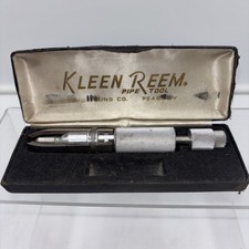 Vintage Kleen Reem Pipe Cleaner Tool w/Original Case W. J. Young Co. picture