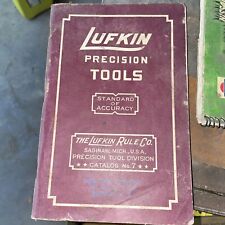 Original Vintage The Lufkin Rule Co. Precision Tool Catalog No. 7 picture